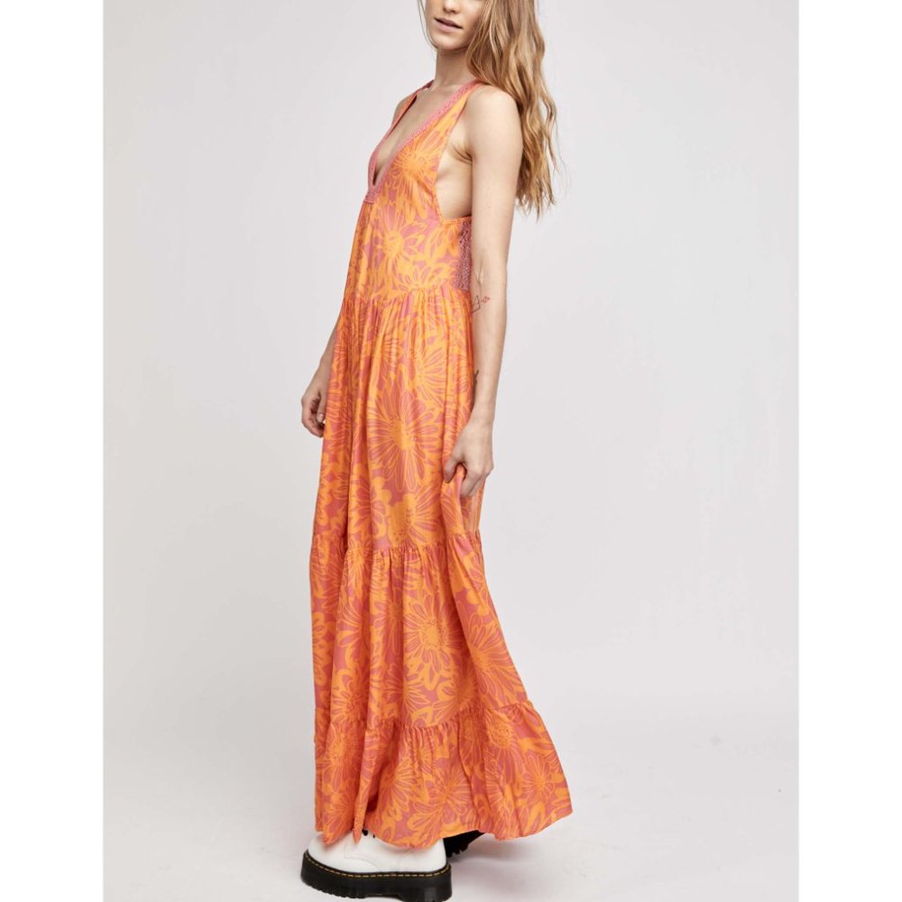 🎉LAST CHANCE🎉 NWT Free People Tiers For You Maxi /  Hazy Combo - Picture 2 of 4